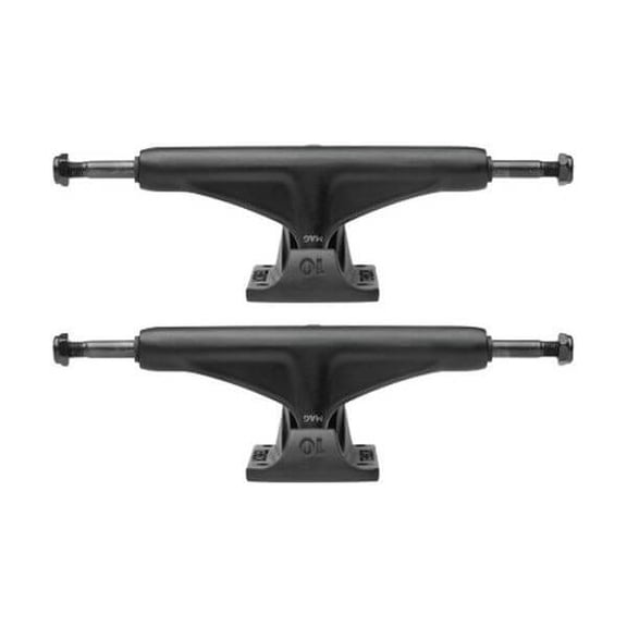 Tensor Lo Mag-Light Skateboard Trucks Black/Black - Hanger 5.25" Axle 8" (Set of 2)