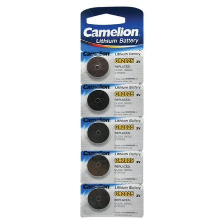 3V LITHIUM BUTTON CELL 1 PACK = 5 BATTERIES-CR2025H5