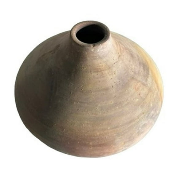 BIDK Home Weathered Style Terracotta Vase - 10"