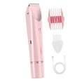 thumbnail image 4 of Afeitadora eléctrica 2 en 1 para mujer, recortadora de vello corporal eléctrica para cuerpo, piernas y zona del bikini. Rosa, 4 of 8