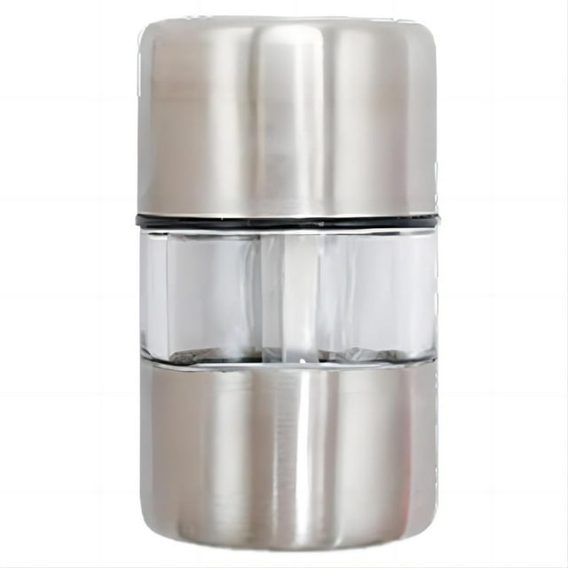 Moulin à Assaisonnement Compact en Acier Inoxydable Outil de Cuisine pour Hacher le Poivre