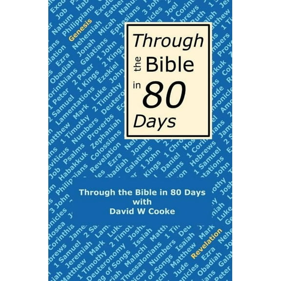 Through the Bible in 80 Days : A Bird's Eye View of the Bible (Paperback)