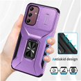 thumbnail image 2 of Funda para GANGXUN Samsung Galaxy A15 5G - Soporte metálico, Función magnética, Morado, 2 of 5