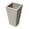 thumbnail image 3 of Step2 Tremont 28-Inch 2pk Square Concrete Large Indoor/Outdoor Planter, Plastic, 3 of 5
