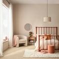 thumbnail image 2 of Bouclair Pink Scalloped Mirror, 2 of 8