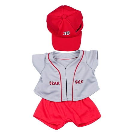 - Bear Sox Baseball w/Cap Teddy Bear Clothes Fits Most 14