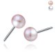 thumbnail image 5 of Pendientes de perlas de agua dulce naturales de plata S925, pendientes de perlas compactas de moda, pendientes de perlas de agua dulce, estilo versátil, 5 of 5