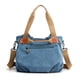 thumbnail image 4 of Bolso bandolera vintage de moda para mujer, bolso de mano de gran capacidad, bolso de lona sencillo y combinable para mujer, 4 of 6