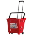 thumbnail image 4 of Carrito de supermercado dbest products GoCart rojo con capacidad de 45 kg, 4 of 6