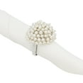 thumbnail image 3 of Saro Lifestyle Pearl Dome Napkin Ring (Set of 4), 3 of 4