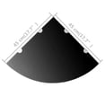 thumbnail image 4 of vidaXL Wall Corner Shelf Floating Corner Shelf Display Shelf Tempered Glass, 4 of 103