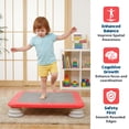 thumbnail image 3 of Yedigre Mini Trampoline for Kids, Indoor Bouncing Board with Non-Slip Base, Sensory Balance Jumping Toy Gift for 3-12 Boys Girls, Max Load 200 lbs, 3 of 9