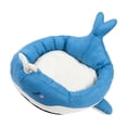 thumbnail image 1 of Cama para gatos con fondo antideslizante, perrera cálida de felpa suave para cachorros o perros pequeños L Yinane Cama para gatos, 1 of 8
