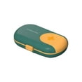 thumbnail image 1 of Organizador de pastillas de viaje para oficina en casa portátil 6 Verde jinwen Organizador de viajes, 1 of 7