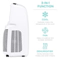 thumbnail image 3 of Best Choice Products 14,000 BTU Portable Air Conditioner Cooling Unit w/ Remote Control, Window Kit, 650 SqFt Capacity, 3 of 7