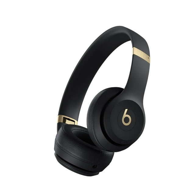 Auriculares supraaurales inalámbricos Bluetooth Beats Solo 4 negros y dorados