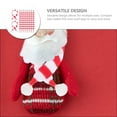thumbnail image 5 of 20 Pcs Christmas Knitted Scarf Crafts Household Snowman Cloth, 5 of 6