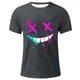 thumbnail image 4 of Camisetas de Cuello de la Tripulación de los Hombres de Poliéster Impreso en Seco Rápido, Cuello Redondo de Corte 3D para Gimnasio, Carrera, Ciclismo Y Ocasional, 4 of 4