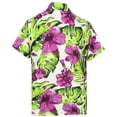thumbnail image 2 of LA LEELA Men's Hawaiian Shirts Tropical Beach Shirts Casual Short Sleeve Button Up Shirt Men M Floral, Multicoloured Summer, 2 of 7