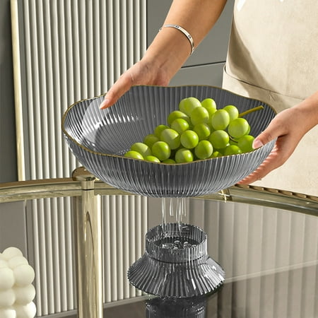 

Tepsmf Vegetable Tray Vegetable Plastic Filter Vegetable Basket Footed Vegetable Bowl Snack Kitchen Tool Suitable For All Kinds Of Vegetable Drainable Teacher Supplies