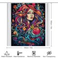 thumbnail image 2 of Mermaid 4 Piece Shower Curtain Sets, Non-Slip Rugs, Toilet Lid Cover And Bath Mat, for Bathroom Decor Set, 72" X 72", 2 of 7