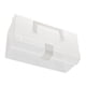 thumbnail image 5 of CAJA DE ALMACENAMIENTO DE PLÁSTICO, Contenedor de Almacenamiento de PlásTiCO Conveniente Transparente Conveniente Conveniente Multipósito Con Para El Hogar para Dormitorios, 5 of 7