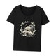thumbnail image 3 of Camiseta para mujer con cuello redondo, ropa deportiva, disfraz suave, camiseta básica para ir de compras M, 3 of 7