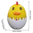 thumbnail image 3 of Binwennn Stopwatch with Timer Mechanical Kitchen Timer Cute Rooster Timer For Kids Wind Up 60 Minutes Manual Countdown Timer For Classroom Home Study And Cooking, 3 of 4