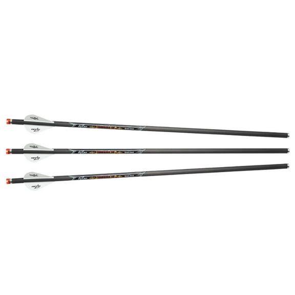Excalibur Diablo 18" Carbon Crossbow Bolt 2" Vanes Lighted Nocks Black 3PK