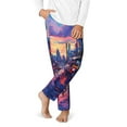 thumbnail image 2 of Hirioo Taxi Colorful Town for Teenagers' Pajama Pants Womens Lounge Pants with Pockets Pj Bottoms Pants for Men-Small, 2 of 6