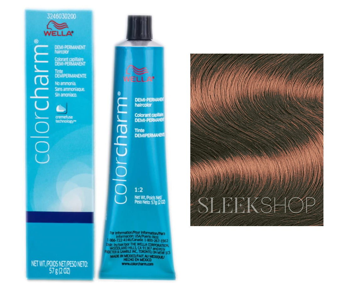 Wella COLOR CHARM, HAIR COLOR Demi-Permanent Haircolor - Color : #6/7 (6W)  DARK SAND 