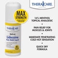 thumbnail image 5 of TheraCare 4 % Lidocaine Roll-On | OTC Strength | Pain Relief Liquid | 2.5 oz. 73 mL | Non-Greasy, Unscented Formula | Topical Anesthetic, 5 of 9