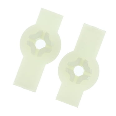 1Pair Door Glass Window Track Regulator Grommet Nut for Jeep Wrangler YJ 1976-2006 Plastic White