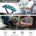 thumbnail image 7 of FKELYI Tropical Palm Tree Print 2 Pcs Office Chair Slipcovers with Armrest Covers for Swivel Computer Armchair Protective Cover for Home Office Decoration Washable Fabric, 7 of 7