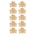 thumbnail image 3 of 50 Sets Electroplated Metal Rivets Skull Decorative Fashionable Threaded Rivets Rivets For Leather Craft Shoes Clothing Belts, 3 of 8
