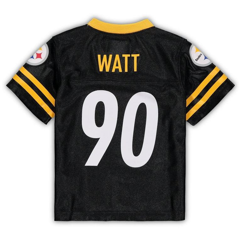 Toddler T.J. Watt Black Pittsburgh Steelers Replica Player Jersey