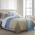 thumbnail image 1 of Benzara BM202792 Andria Queen Size Comforter & Coverlet Set, Multi Color - 10 Piece, 1 of 1