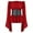 #3 Red, variant on IWEMEK Fall Tops for Women Corset Waist Belt Victorian Blouses Cosplay Pirate Costume Off Shoulder Plus Size Clothing