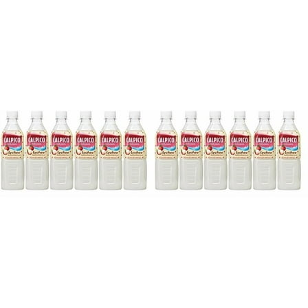 CALPICO Lychee, Non-Carbonated Drink, 16.9Fl oz. ( Pack of 12)