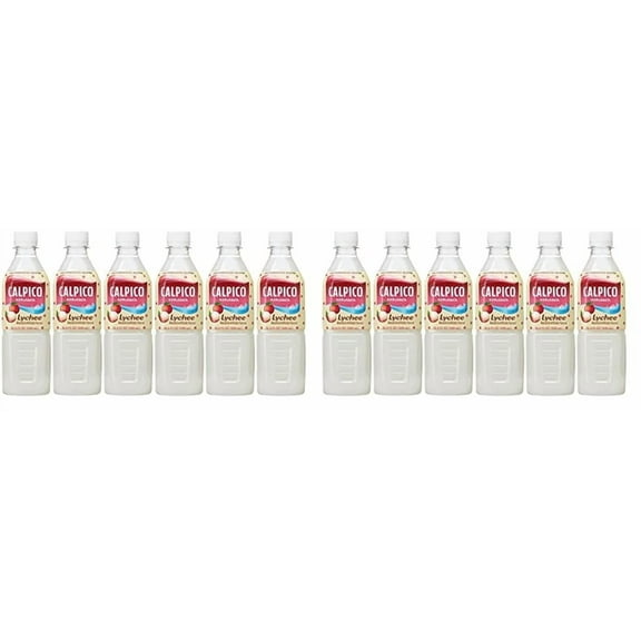 CALPICO Lychee, Non-Carbonated Drink, 16.9Fl oz. ( Pack of 12)