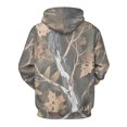 thumbnail image 7 of Womens Camo Hoodies Oversized Maple Leaf Fleece Pullover Sweatshirts Long Sleeve Unisex Mens Shirts Tops, 3XL Camouflage, 7 of 7