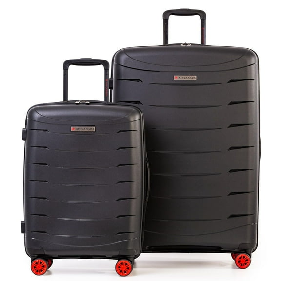 Air Canada Radius Hardside Luggage Set: 28 Inch Large Suitcase & Carry-On Luggage, 2 Pieces Suitcase Set with Wheels
