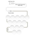 thumbnail image 4 of Mistaha LED Vanity Mirror Light Bulb Set with USB Touch Control - Adjustable Brightness and Three Color Temperatures - Ideal for Dressing Table Makeup - 2/6/10/14 Bulbs Option - Long Press Dimmer -, 4 of 6