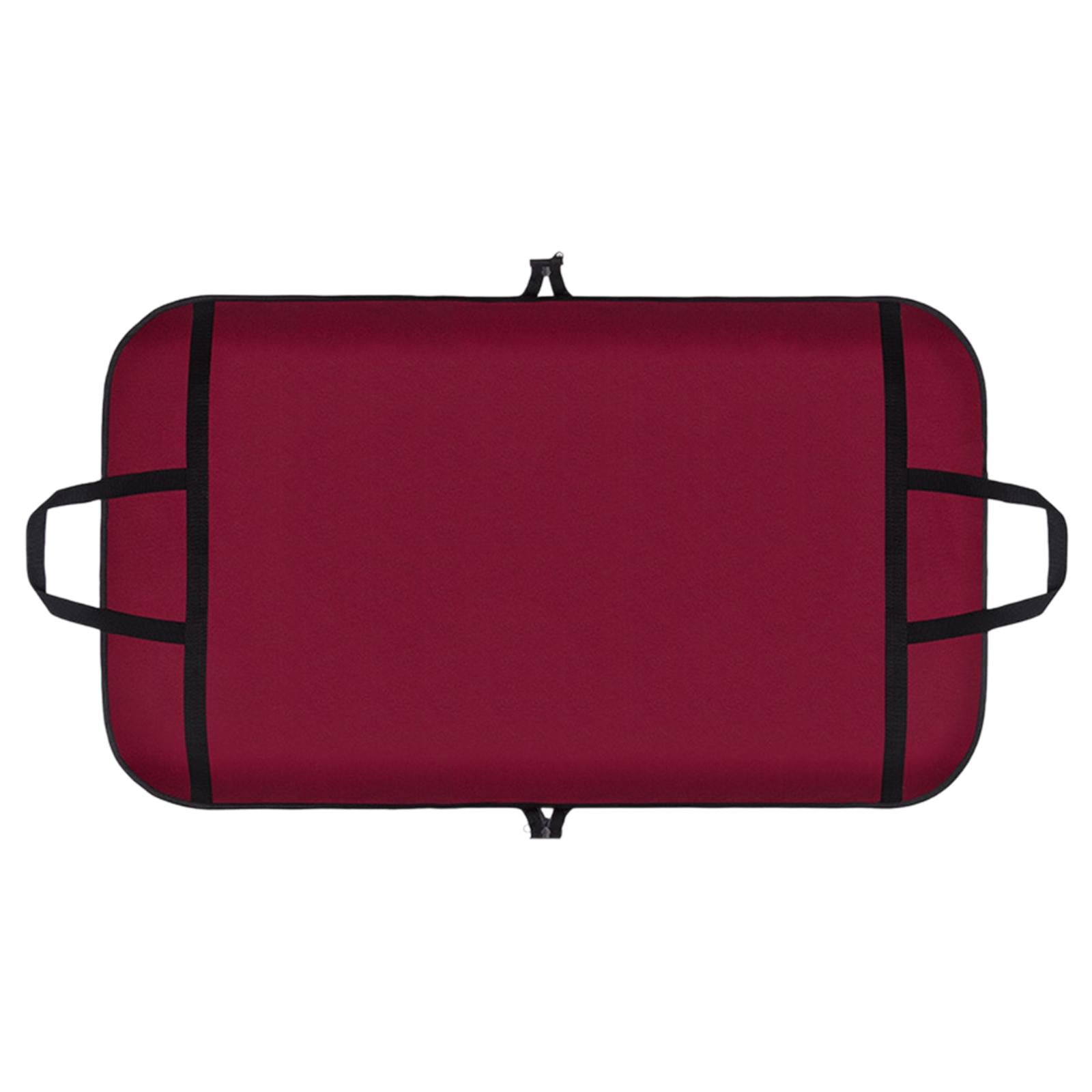 Baoblaze Hanging Garment Bag Dress Bag Men Women Suit Cover for Dresses Jackets suits Red