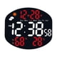 thumbnail image 1 of Electronic LED clock with large screen, time/date/temperature, 12/24hour, dual alarm, remote Ref: 5802, 1 of 5