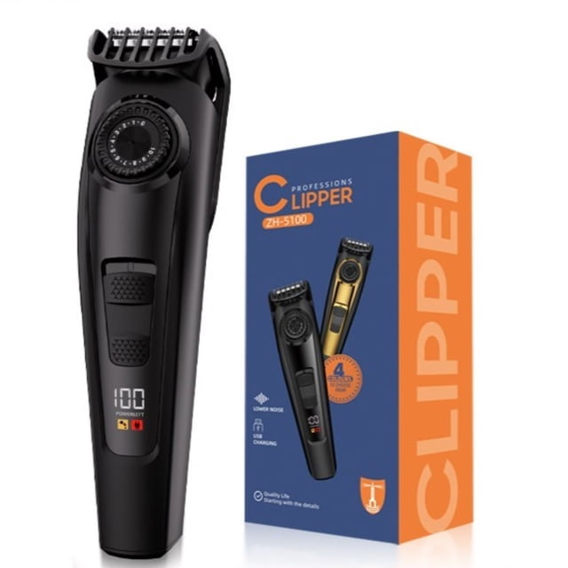 YSTIANN Men's Electric Shaver - Multi-Functional Body Hair Trimmer with Adjustable Length via Rotating Guide Combs - Electric Razor & Hair Clipper, Ideal Gift for Lover & Father WJ85-2856