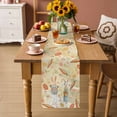 thumbnail image 3 of Table Runner - 72 Inch Long, Spring Easter Kitchen Dining Table Runner Dresser Scarves, Bunny Carrots Eggs Floral Botanical Yellow Farmhouse Decor for Coffee Tables Wedding Party Banquet, 3 of 8