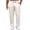Khaki-14, variant on Rvwovn Men's Lightweight Breathable Cotton Blend Pants, Elastic Drawstring Waist Straight Leg Casual Trousers
