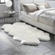 thumbnail image 3 of 180x110cm Soft Fluffy Fur Non Slip Faux Sheepskin Rug, 3 of 5