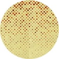 thumbnail image 1 of Ahgly Company Machine Washable Indoor Round Transitional Sun Yellow Area Rugs, 8' Round, 1 of 7